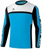 Erima Herren Sweatshirt 5-Cubes Trainingssweat, Curacao/Schwarz/Weiß, S, 107532