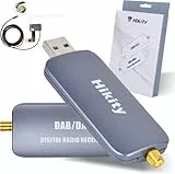 Hikity DAB/DAB+ Car Kit Digital Radio Antennenempfänger, Box Radio Empfänger mit Antenne, USB 2,0 Dongle für Universelles Android 15 Autoradio