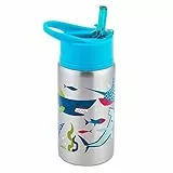 Stephen Joseph SJ1175 Stainless Steel Water Bottles Edelstahl-Wasserflaschen, Kunststoff, Hai