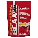 Activlab BCAA Xtra INSTANT 800g, Aminosäuren 2:1:1, 5000mg, 3,5g Glutamin, vor und nach dem Training, Muskelregeneration, 50 Portionen, Zitrone