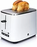 Wilfa CLASSIC Toaster - 2 Scheiben - 3 Programme - Verstellbare Hitzeeinstellungen - 1.000 Watt (weiß)
