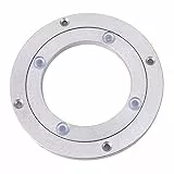 Yosoo Heavy Duty Aluminium Legierung Rotierende Lager Turntable Runde Speisetisch Smooth Swivel Plate (Abmessung : 4inch)