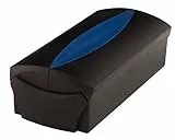HAN Visitenkartenbox VIP, modernes Design, mit patentiertem Deckel für 500 Visitenkarten und 1 zusätzliches Visitenkarten-Etui Go VIP, 2000-34, schwarz-blau