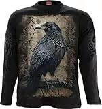 Spiral Raven Wise Männer Langarmshirt schwarz L
