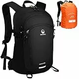 ONETOALL Wanderrucksack Damen & Herren 20L, Leichter Tagesrucksack Klein, Rucksack Wasserdicht mit Regenhülle für Tageswanderungen, Kurze Touren, Radfahren, Pendeln, Nur 510g