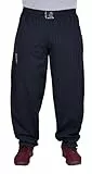 ESRA Herren Bodybuilding Hose Sporthose Fitnesshose Trainingshose Bodybuilderhose Jogginghose gestreift Herren Sport Hose mit Streifen SP01
