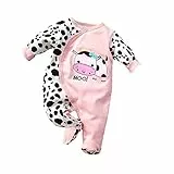 KIDDLETOWN Baby Schlafanzug, Strampler Neugeborene, Baby Strampler Langarm, Babyschlafanzug Baumwolle, Schlafstrampler Pyjam Kleidung Neugeborene Schlafanzug für Mädchen Jungen 0-3 Monate