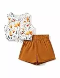 PATPAT Bekleidungssets für Mädchen Sommer, Kurze Hose|Shorts Mädchen T-Shirt Tops Mädchen Set, Sporthose Activewear Freizeit - Perfekt für Teenager Kinder Geburtstage Geschenk Strandpartys 3-12Jahre