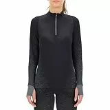 UYN Damen Running Exceleration Sweatshirt, Black/Cloud, XL EU