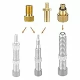 Manovella Ventiladapter Set Fahrrad – 3-teilig für Presta (SV), Dunlop (DV), Schrader (AV) – Mit Dichtring – Für Rennrad, MTB & Citybike – Kompatibel mit jeder Pumpe