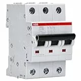 ABB S200 MCB Leitungsschutzschalter Typ C 3-polig 40A 400V Abschaltvermögen 6 kA System Pro M Compact
