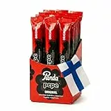Panda ® | Pepe Natürliche weiche Original Lakritz Riegel | Original Finnisches Lakritz | Weich & Intensiver Geschmack | Klassischer Snack | Mit Lakritzextrakt & Anis | 32 g x 20 Riegel