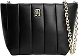 TOMMY HILFIGER Damen TH GRACE MINI CROSSOVER AW0AW17690 Crossover, Schwarz (Black), Einheitsgröße, Schwarz (Schwarz), One Size