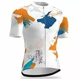Kurzarm Radtrikot Herren Elastische Atmungsaktive T-Shirt Jersey Funktionsshirt Schnell Trocknen Stoff Fahrradtrikot für Radsport Outdoor Sport (Color-06,M)