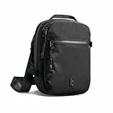 tomtoc X-Pac Umhängetasche für Damen & Herren – RFID-Schutz, Diebstahlsichere Sling Crossbody Bag, Sicherheits-Reißverschluss, Für Reise & Alltag, Mehrere Fächer für 4-6 Pässe, Smartphone, Pocket 3