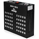 Cinlinso USB-Ladegerät, 100 Anschlüsse, 700 Watt (140 A), USB-Ladestation für mehrere Geräte, Multiport-Desktop-USB-Schnellladegerät für Industrie, Hotel, Schule, Einkaufszentren