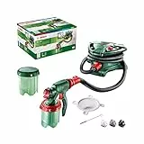 Bosch Farbsprühsystem PFS 7000 (1400 W, 2X Farbbehälter 1000 ml, 3X Düsen für Wandfarben, Lackfarben, Lasuren, Farbfilter, Reinigungsbürste, im Karton)
