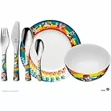 WMF Paw Patrol Kinder Geschirrset 6-teilig, Kindergeschirr mit Kinderbesteck Edelstahl, ab 3 Jahre, Cromargan poliert, spülmaschinengeeignet