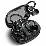 POMUIC Bluetooth Kopfhörer Sport, Kopfhörer Kabellos Bluetooth 5.4 mit HD Mic, 120 Stunden Spielzeit Kopfhörer mit LED-Anzeige, Deep Bass