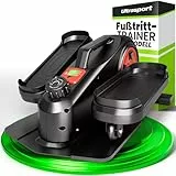 Ultrasport Stepper für Zuhause I Rutschfester und Extra Leiser Up-Down Swing Stepper mit LCD Display und 8 Stufen I Fitness Stepper für Zuhause, Mini Stepper Fitness, Ministepper bis 100 KG