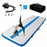 Tuxedo Sailor Airtrack Mat 2M/3M/4M, 10cm High Tumbling Mat, Inflatable Gymnastics Mat, Air Track Mat with Electric Air Pump, Gym Mat for Home/Gym/Cheerleading/Yoga