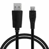 CELLONIC USB Kabel 1m Kompatibel Mit Lenovo Yoga/ThinkPad/IdeaPad Miix/IdeaTab A S Tablet - Micro USB Auf USB A 2.0 Ladekabel Datenkabel 1A Schwarz PVC