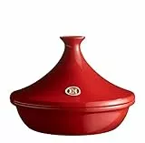Interhal EH325626 Tajine, Keramik, Rot Farbe, 27 x 27 x 20 cm