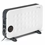 TROTEC Heizkörper elektro TCH 26 E – Heizleistung 750 W / 1250 W / 2000 W – Konvektor mobil, weiß