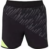 Pro Touch Herren Ali Shorts, Black/AOP/Black/Yell, L