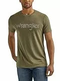 Wrangler Herren-T-Shirt, kurzärmelig, Sage Heather, Mittel