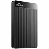 UnionSine Externe Festplatte 4TB ultradünn tragbar 2,5 Zoll USB 3.0, SATA, Festplattenspeicher für PC, Mac,TV, Wii U, Xbox, PS4 (Schwarz) HD2510
