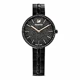 Swarovski Cosmopolitan Uhr, Metallarmband, Schwarz, Schwarzes PVD-Finish