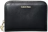 Calvin Klein Damen Geldbörse Medium Flap Zip Around Klein, Schwarz (Black), Einheitsgröße