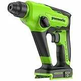 Greenworks 24V bürstenloser Akku-Bohrhammer, Schlagenergie 1,2 Joule, SDS-Plus, nur Werkzeug