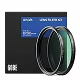 Gobe 67 mm UV Filter + Polfilter (CPL) - Filter Kit (Pro)