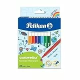 Pelikan 817271 Faserschreiber Colorella C302, 24 Farben in Faltschachtel