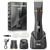 Intimrasierer für Frauen, Rasierer Damen Intimbereich Sanft, 2 in 1 Elektrischer Damenrasierer, Bikini Trimmer Wasserdicht für Körper Gesichtshaare, Damen Rasierer, Geschenke für Frauen