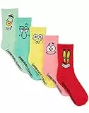 SpongeBob Squarepants Socken 5 Pack Erwachsene Unisex Charaktere Schuhe