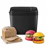Panasonic SD-R2530K Automatischer Brotbackautomat, glutenfreie Programme & Nussspender, horizontales Design, 30 automatische Programme, zwei Temperatursensoren, 13-Stunden-Timer, Schwarz