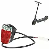 VOLOHAS Superhelle LED Rückleucht mit IPX4 Wasserdicht Rot-weiß Blinkende Große Rücklichter Universelles für Segway Ninebot Max G30 / G30LP / G30LE / G30LE Ⅱ / G30D / G30e / G30e ii Elektroroller