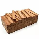 46x Holzleiste 22x14x160mm Merbau lose Bastelklötzchen zum Basteln Bastelstäbe (Merbau 22x14x160)