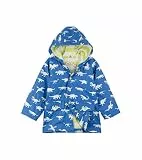 Hatley Jungen Printed Rain Jacket Regenmantel, Blau (Colour Changing Dinosaur Menagerie 400), 12 Jahre