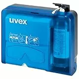 uvex Brillenreinigungsstation inkl. Papier, Reiniger, Pumpe, leichte Wandmontage, wiederbefüllbar