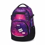 OXY BAG Ombre Schulrucksack Galaxis – ergonomischer & leichter Rucksack für Schüler ab 136 cm, 28L Volumen, reflektierend, ideal für Schule & Freizeit, ab 8 Jahren