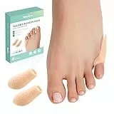 Welnove Zehentrenner - 8 Stück Pinky Zehenschutz, Bunion-Cushion mit Separator für Damen und Herren, Gel-Zehenspreizer zur Linderung von Fußschmerzen Beige (Regular Pads)
