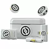 HollylandLark M2 Kabellos Lavalier Mikrofon für iPhone/Kamera/Android/PC – 48 kHz/24-Bit Hi-Fi-Audio, 300 m Reichweite, Rauschunterdrückung, 40 h Laufzeit, YouTube/Vlog/Streaming (2TX + 3RX+Ladecase)