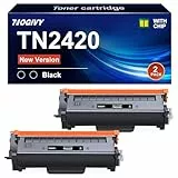 NOGIVY TN2420 Toner mit Chip kompatibel für Brother TN2420 TN-2420 für Brother MFC-L2710DW MFC-L2710DN HL-L2310DW DCP-L2530DW HL-L2310D (2 Schwarz)