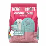 Keracraft Gießpulver weiß 4,5kg - Reliefgießpulver weiß für kreative Projekte