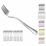 Kyraton Edelstahl Gabeln 12er, 20.8cm Gabel, Tafelgabeln, Besteck Gabeln, Geeignet für Haushalte, Restaurants, Kantinen Spülmaschinenfest