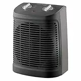 Rowenta SO2320 Instant Comfort Compact Heizlüfter | 2000 Watt | 2 Leistungsstufen | leise Heizung | kompakt | leicht zu transportieren | Auto Safety | Grau